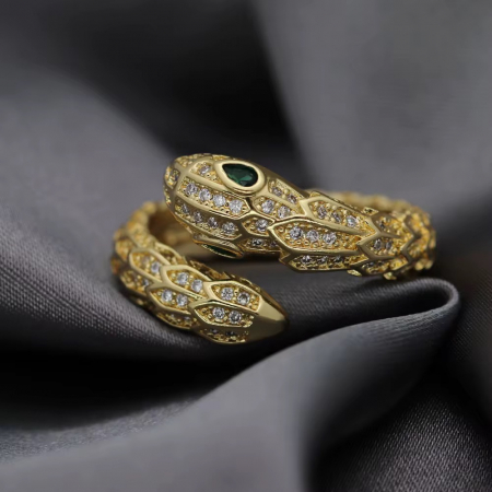 Inel Dama Ajustabil Snake Diamonds [1]