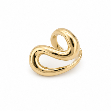 COLIERE INOX - Inel Dama Gold Abstract