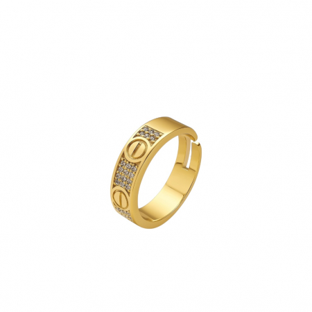 INELE DAMA - Inel Dama Reglabil Gold Cantierre