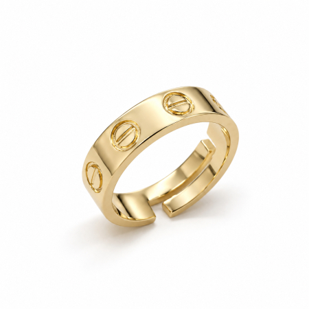 BIJUTERII DAMA - Inel Dama Reglabil Gold Plated
