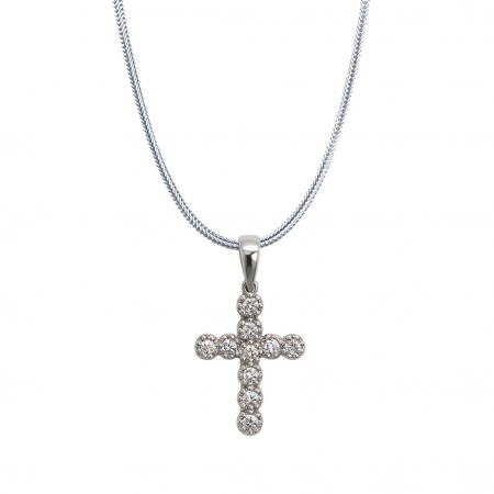 LANTURI ARGINT - Lant Argint 925 Angelic Cross White
