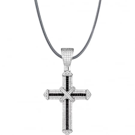LANTURI ARGINT - Lant Argint 925 Big Tennis Cross
