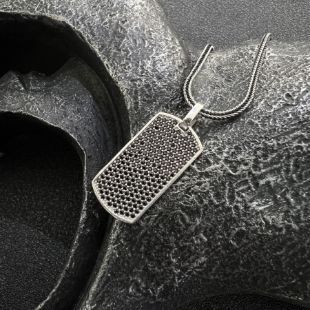 Lant Argint 925 Brooks Black Diamonds [1]