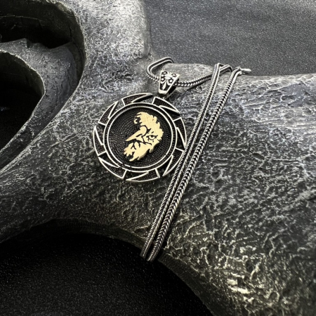 Lant Argint 925 Brooks Eagle Face [1]