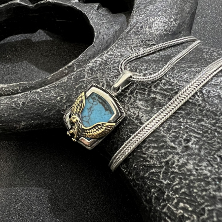 Lant Argint 925 Brooks Eagle Turcoaz [1]