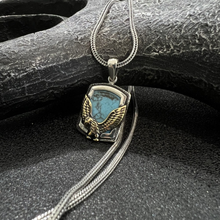 Lant Argint 925 Brooks Eagle Turcoaz [0]