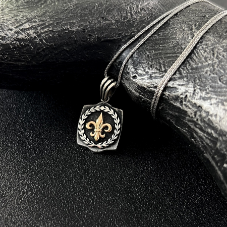 Lant Argint 925 Brooks Fleur de Lis [1]