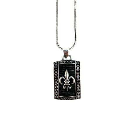 Lant Argint 925 Brooks Fleur de Lis [2]