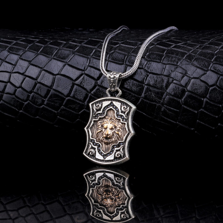 Lant Argint 925 Brooks King Lion [0]