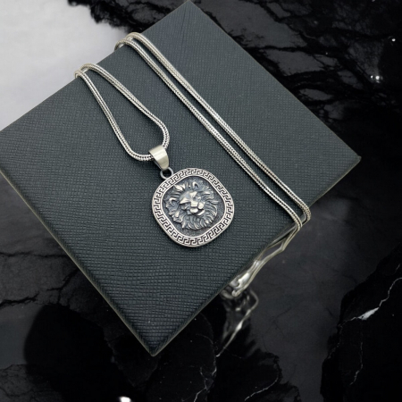 Lant Argint 925 Brooks King Lion [2]