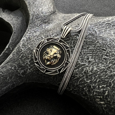 Lant Argint 925 Brooks King Lion [1]