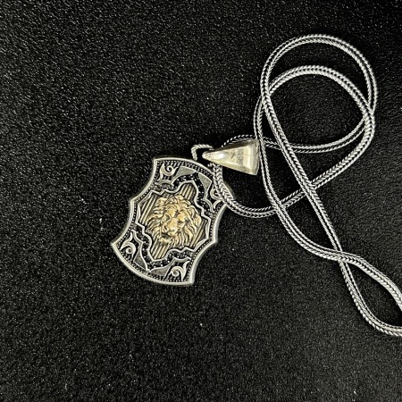 Lant Argint 925 Brooks King Lion [2]