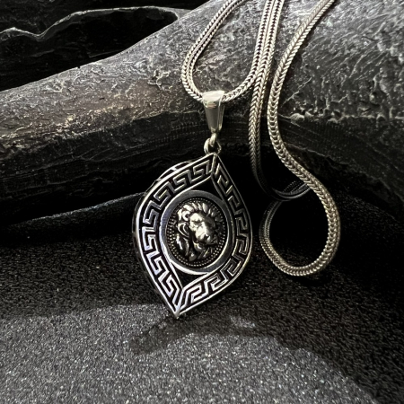 Lant Argint 925 Brooks Lion Amuleth [0]