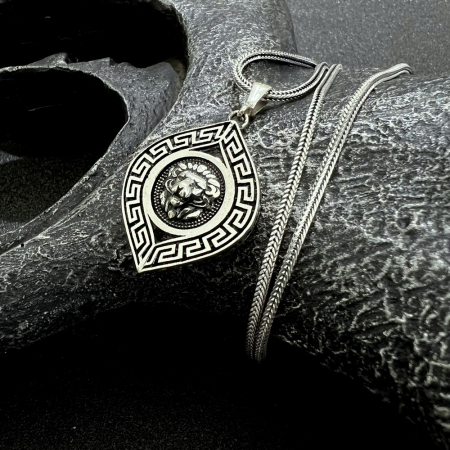 Lant Argint 925 Brooks Lion Amuleth [1]