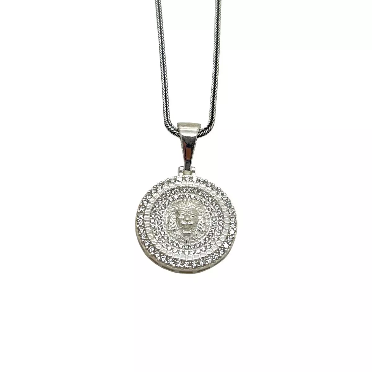 LANTURI ARGINT - Lant Argint 925 Brooks Lion Full Diamonds