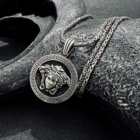 COLECTIA ARGINT - Lant Argint 925 Brooks Medusa