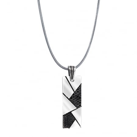 LANTURI ARGINT - Lant Argint 925 Brooks Minimalist Tag