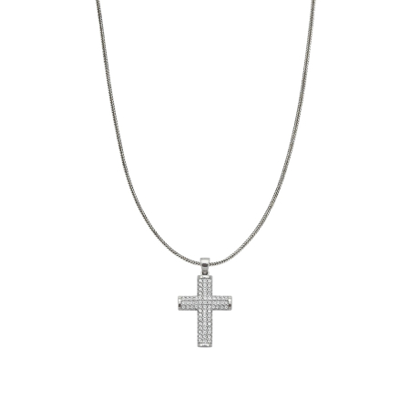 COLECTIA ARGINT - Lant Argint 925 Brooks Small Tennis Cross