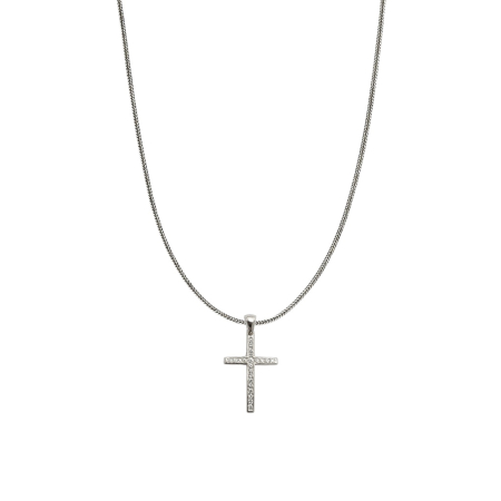 COLECTIA ARGINT - Lant Argint 925 Brooks Small Tennis Cross