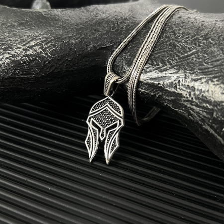 Lant Argint 925 Brooks Spartan Helmeth [2]