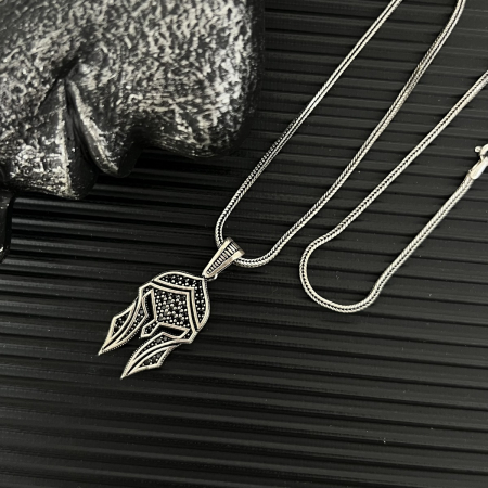 Lant Argint 925 Brooks Spartan Helmeth [1]