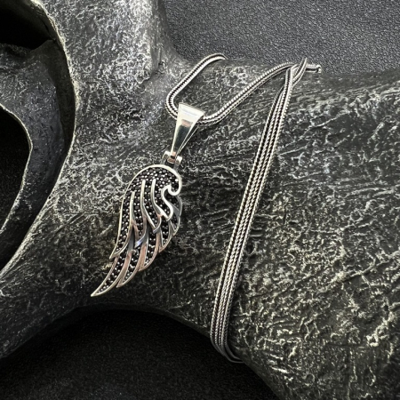 Lant Argint 925 Brooks Wing Diamonds [1]