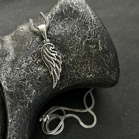 Lant Argint 925 Brooks Wing Diamonds [2]