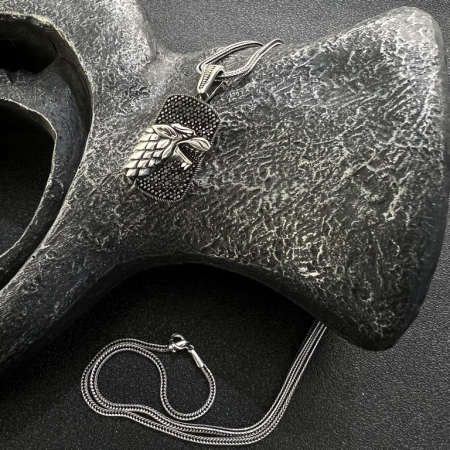 Lant Argint 925 Brooks Wolf Armure [2]