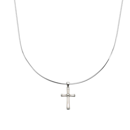 BIJUTERII DAMA - Lant Argint 925 Cruce Sidef