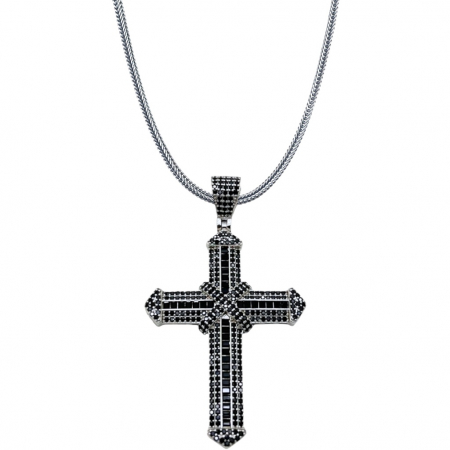 LANTURI ARGINT - Lant Argint 925 Full Black Diamonds