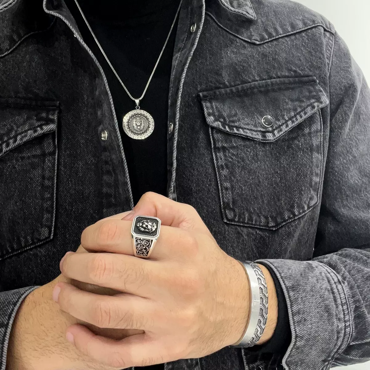 Lant Argint 925 King Lion [3]