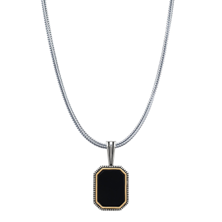 LANTURI ARGINT - Lant Argint 925 Onix PLuxury Pendant