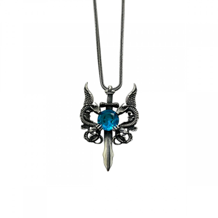 Lant Argint 925 Wings Dragon Cross Diamond [0]