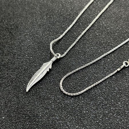 Lant Argint Brooks Feather [1]