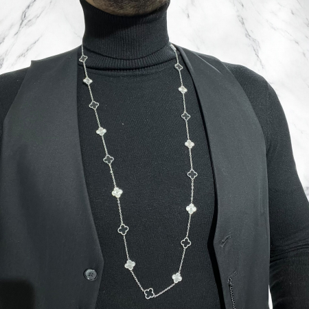 Lant Barbati 20 BlackSilver Clover Waterproof 90 CM [0]