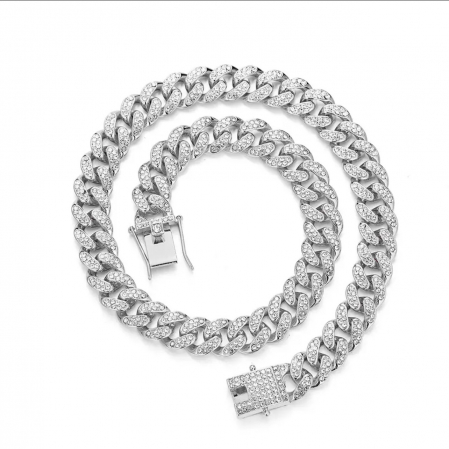 Lant Brooks Cuban Silver Diamonds 12 mm [6]