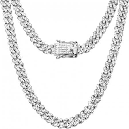 Lant Brooks Cuban Silver Diamonds 8 mm [0]