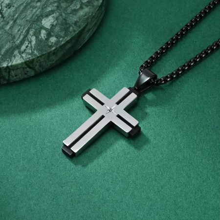 Lant Brooks Diamond Cross Stainless Steel [2]