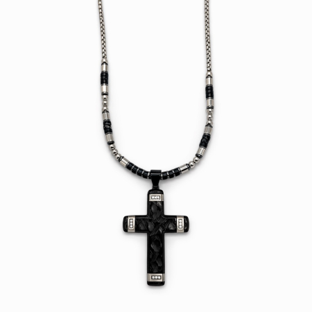 LANTURI CU PANDANTIV - Lant Brooks Exquisite Black Cross
