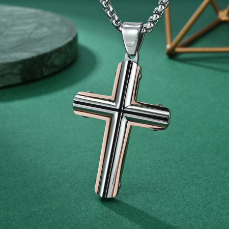 Lant Brooks Exquisite Cross Rose Gold Fusion [2]