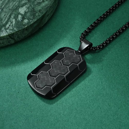 Lant Brooks Exquisite Full Black Abstract Tag [2]