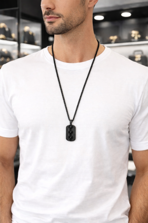 Lant Brooks Exquisite Full Black Abstract Tag [1]