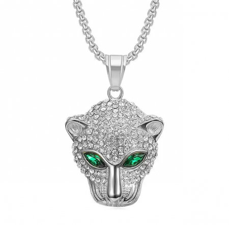 LANTURI CU PANDANTIV - Lant Brooks Full Diamonds Gatopardo