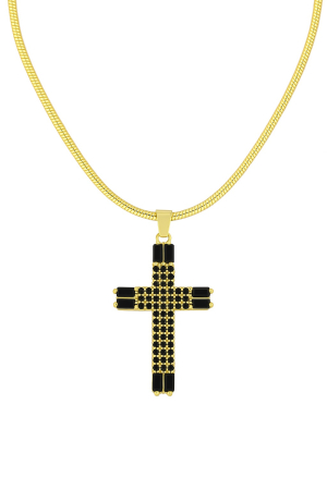LANTURI - Lant Brooks Gold Cross Unisex 55 CM