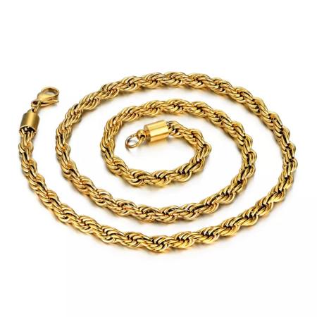 Lant Brooks Gold Rope Chain [2]