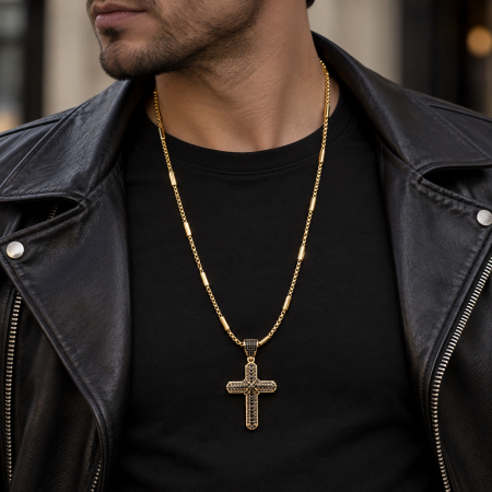 Lant Brooks Gold Diamond Cross Excelsior [1]