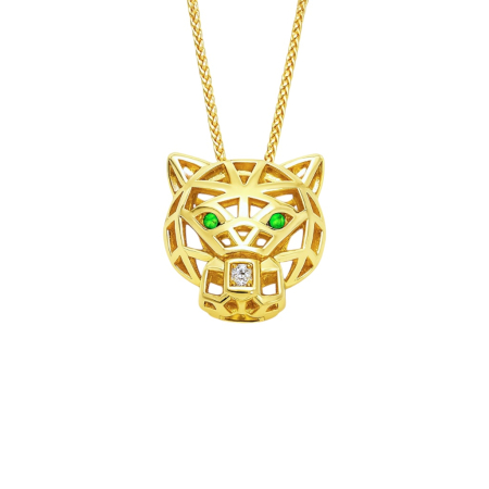 BIJUTERII DAMA - Lant Brooks Gold Gatopardo