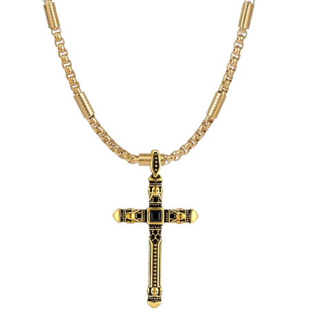 LANTURI - Lant Brooks Gold Gothic Cross