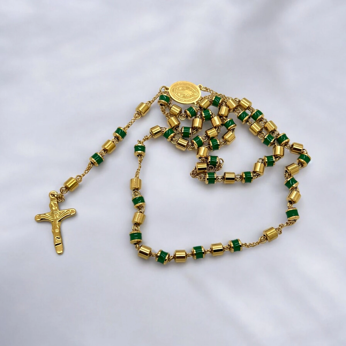 Lant Brooks Gold Green New Rosary [2]