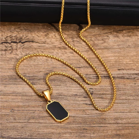 Lant Brooks Gold Onix Pendant [3]